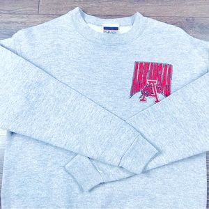 Arkansas Razorbacks Boys Vintage Red Oak Sportswear College Football Sweater - M